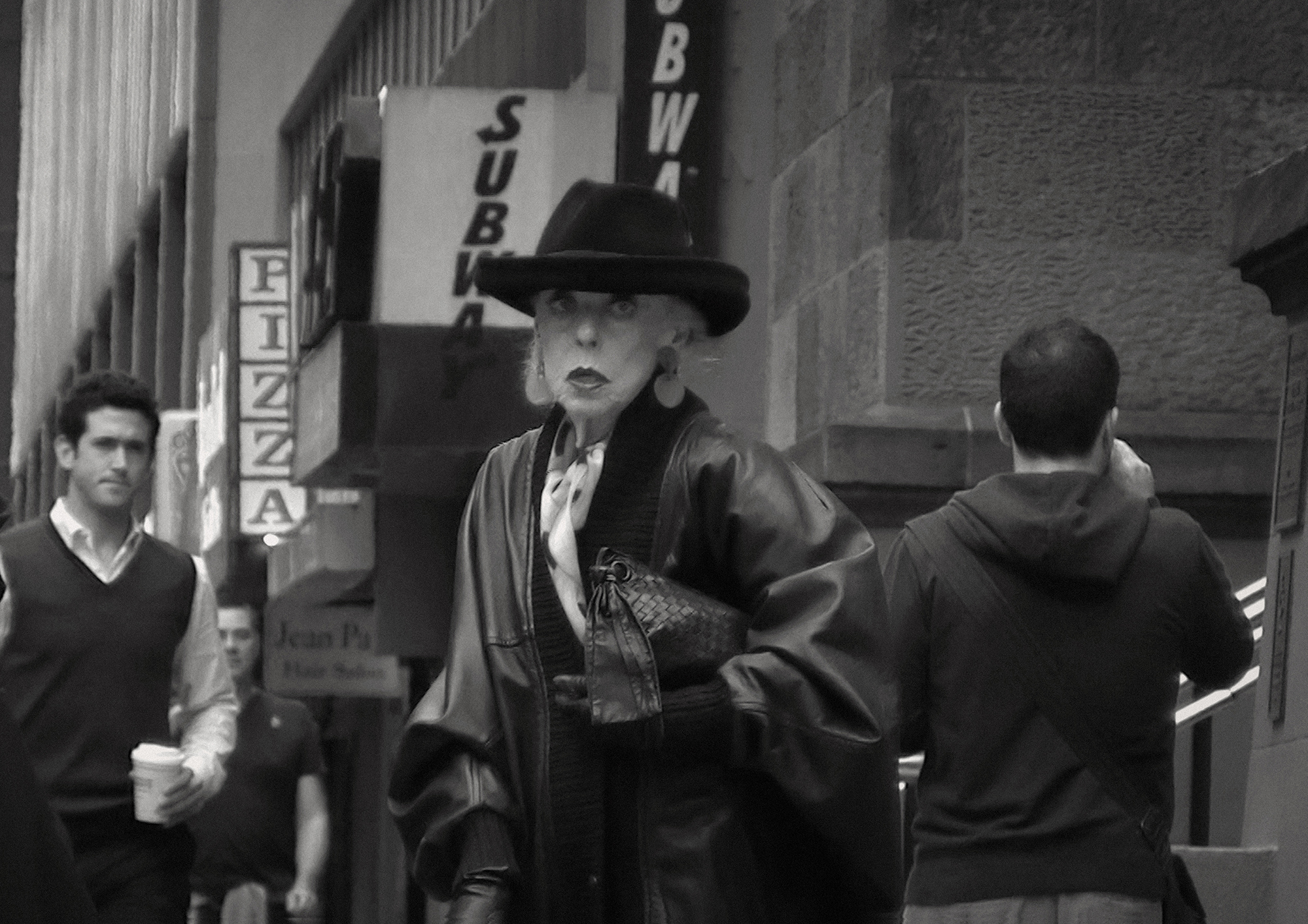 Christoph Radke, New York City, old lady, 2009